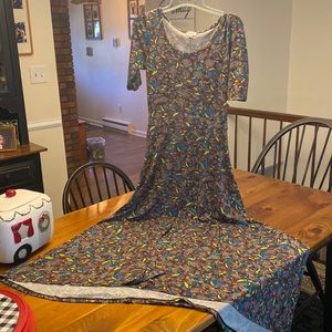 LuLaRoe ANA Maxi dress size Small